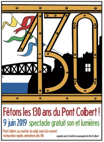 130 ans pont Colbert, Dieppe